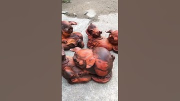 Heo mẫu tử tài lộc #gỗ_trắc #điêukhắcgỗ #heo_tài_lộc