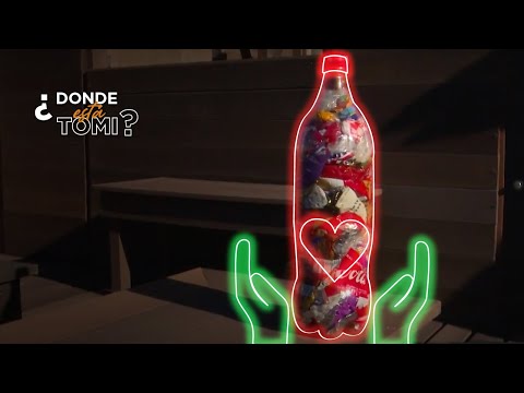 Madera plástica: el destino de las botellas de amor