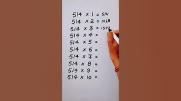 Write the Table of 514 in 17 second only..#maths #mathshack #mathstricks ‎@study_care0 