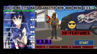 Rio Crime City Mafia Gangster New Mod Menu V.3.6.1 By @STARGAMERZ2006 screenshot 3