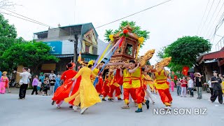 Palanquin Procession Ceremony - 2025 Kim Lien Pagoda Festival, Nga Son Town