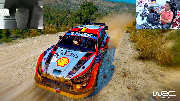 WRC Generations | Hyundai i20 N Rally1 Greece 2025 | Thrustmaster T300RS + TH8A Gameplay