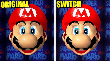 Super Mario 3D All-Stars Comparison (Switch vs Original)