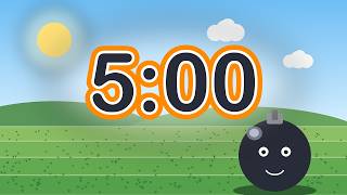 5 Minute Timer Bomb 💣 Fun Countdown for Kids & Classroom | Explosion at the End!