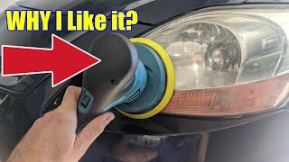 How to FIX foggy Headlights with Wireless Saker Polisher Battery powered test and REVIEW