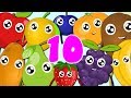 Ten In The Bed Fruits | Learn Fruits | Nursery Rhymes & Kids Songs By Bud Bud Buddies