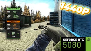 Escape from Tarkov 1.0 Interchange FPS Test | RTX 5080 OC + Ryzen 7 9800X3D 1440P | 4K 60FPS