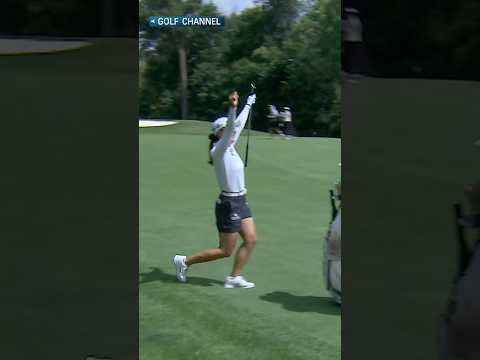 Jin Young Ko NAILS an eagle shot 😍⛳