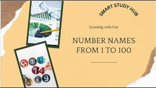 Number Names 1 To 100 Learn With Smart Study Hub