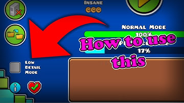 Geometry Dash - How to use 2.11 Low Detail Mode (Voice Tutorial) | JakexRain