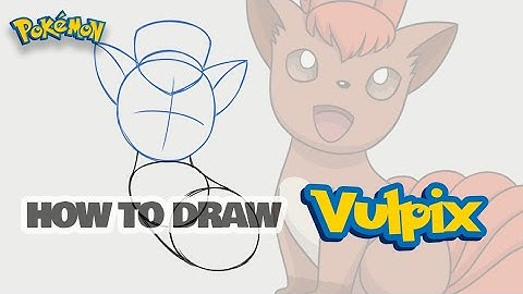 HOW TO DRAW VULPIX (POKEMON) | Step by step | ArtuneBK