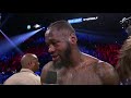 Wilder on first career loss: 'I wish my corner would’ve let me go out on my shield' | PBC ON FOX