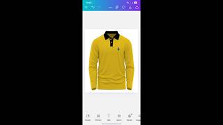 Cara membuat desain Kaos polo / Kemeja Polo di Canva hanya menggunakan HP    #canva #design