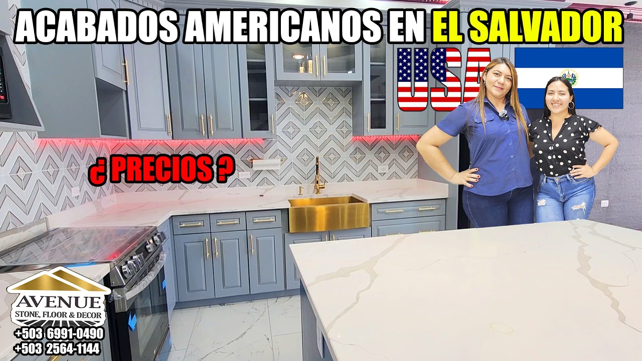 🚨‼️😱VENTA E INSTALACIÓN DE ACABADOS AMERICANOS EN EL SALVADOR 🇸🇻🇺🇲 AVENUE STONE, FLOOR & DECOR 😱