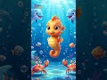 Little Seahorse & Friends | Cute Ocean Cartoon Song | #Shorts