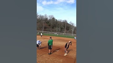 JC SLIPS IN THE OUTFIELD!!! #2022 #usa #slowpitch #softball #saturday #northcarolina #isa #shorts