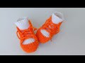 Easy knitting shoes for babybaby socks knitting designwoolen baby booties knitting tutorial