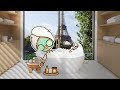 Summer Morning Routine In PARIS! 🇫🇷 | *with voice* | Toca Boca Life World Roleplay