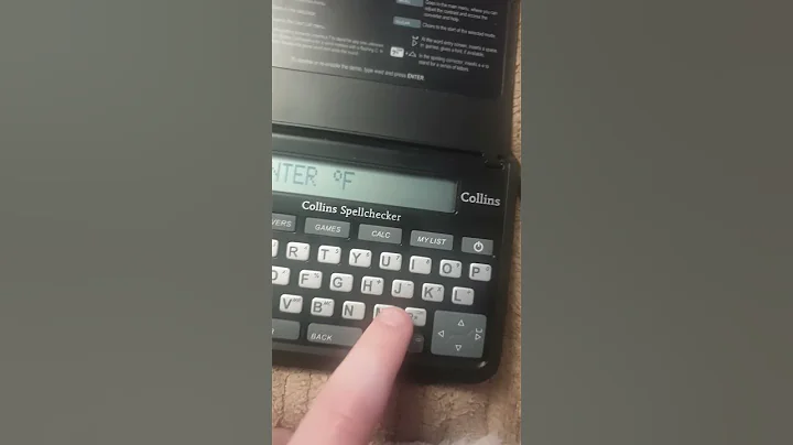 franklin collins collins spellchecker how to go on...