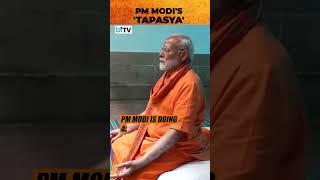 Mesmerising Visuals Of PM Modi Meditating At The Vivekananda Rock Memorial, Kanniyakumari