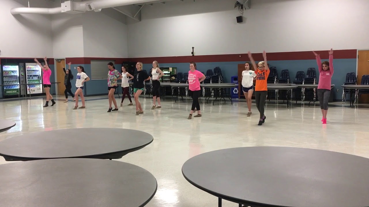 more than you know- kick line routine Lhs sapphires 2017-2018 - YouTube