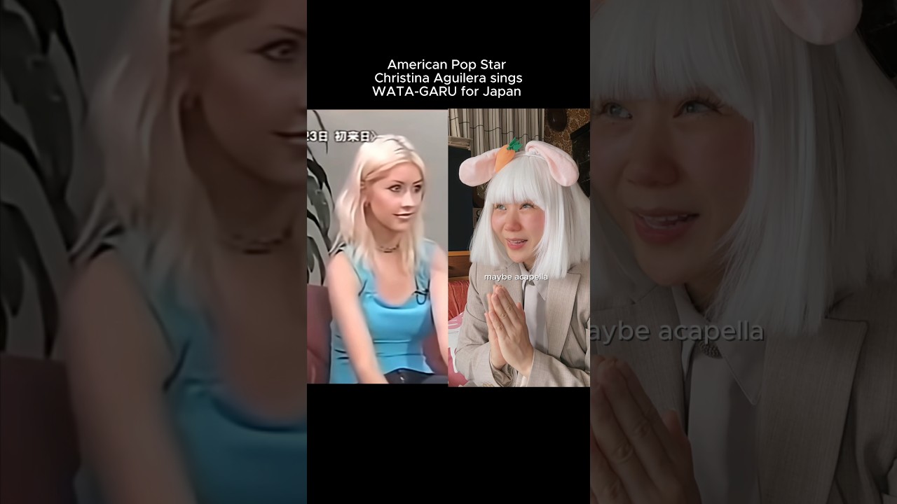 Christina Aguilera sings WATA-GARU for Japan 🇯🇵