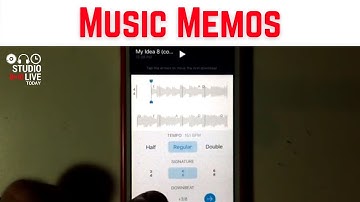 Capturing Song Ideas with MUSIC MEMOS App on iOS (iPhone/iPad)