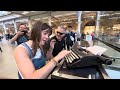 Girl Puts A Typewriter On The Piano And Plays The Blues