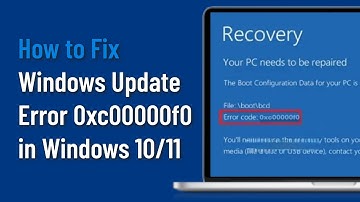 Fixing Windows Update Error 0xc00000f0 in Windows 10/11