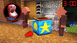 These Villagers Found A Strange Box.. So I Decided To Open It.. (Minecraft)