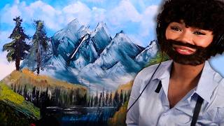 I Followed A Bob Ross Painting Tutorial I Followed A Bob Ross Painting Tutorial