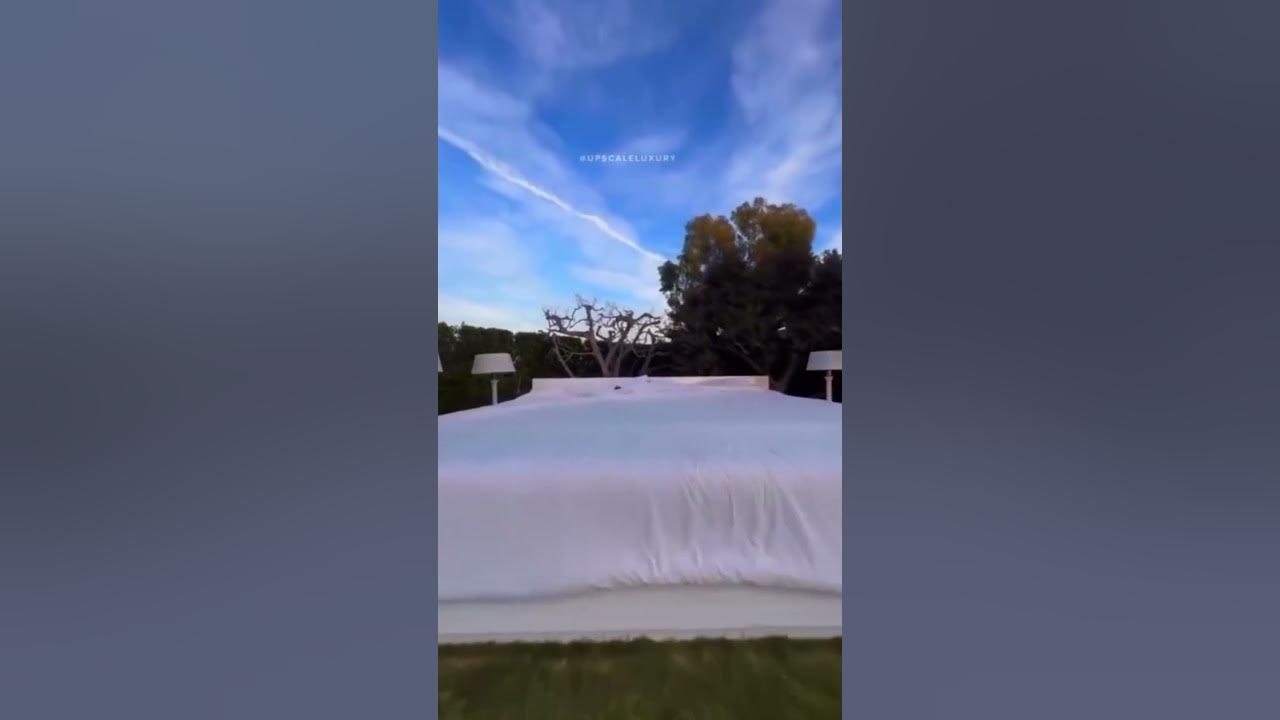 Diddy has 50foot bed in his backyard YouTube