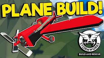Building and Crashing My Custom Plane! - Stormworks: Build and Rescue Gameplay