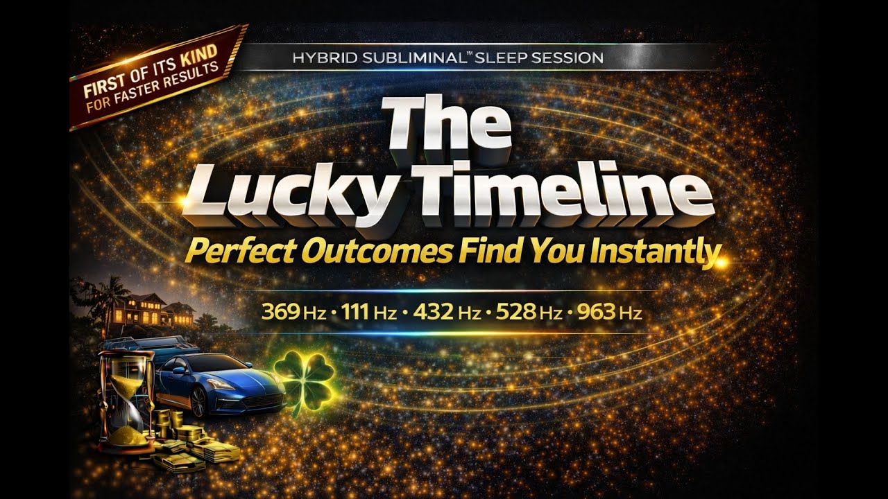 🍀 The Lucky Timeline | Perfect Outcomes Find You Instantly: 369 Powered  8D Hybrid Subliminal Sleep✨