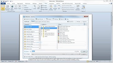 Saving and Opening Files with FileCenter