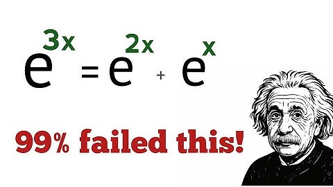 Interesting exponential equation | can you solve ?