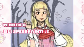 Tekken 8 Lili speedpaint! Cause bored-