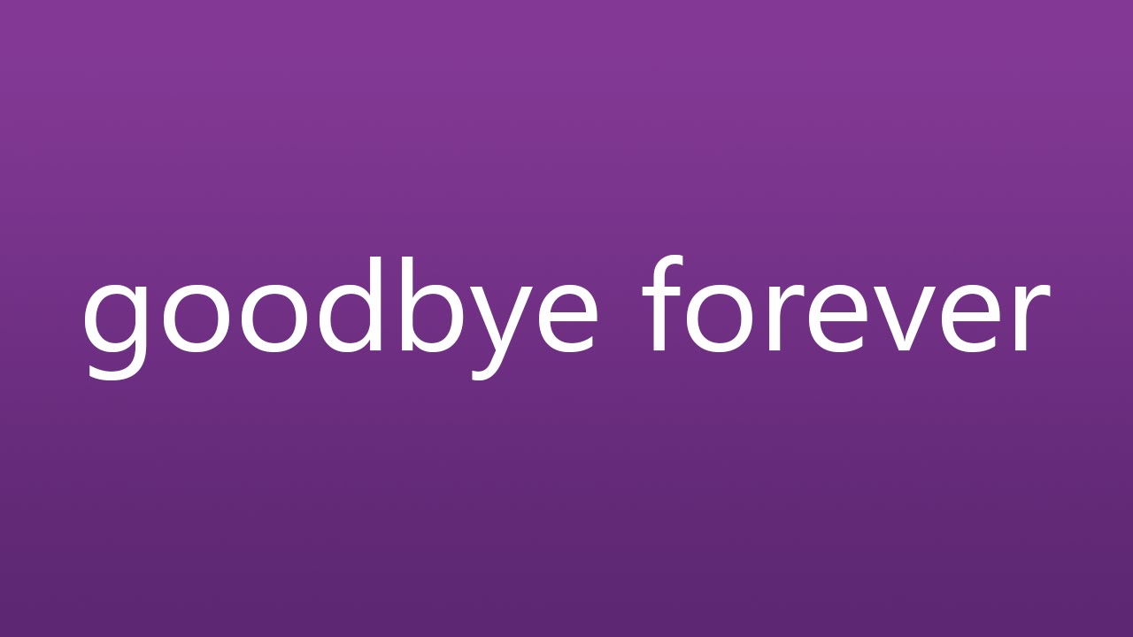 Us The Duo - Goodbye Forever - Lyric Video - YouTube