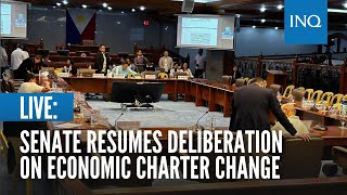 LIVE: Senate resumes deliberation on economic Charter change