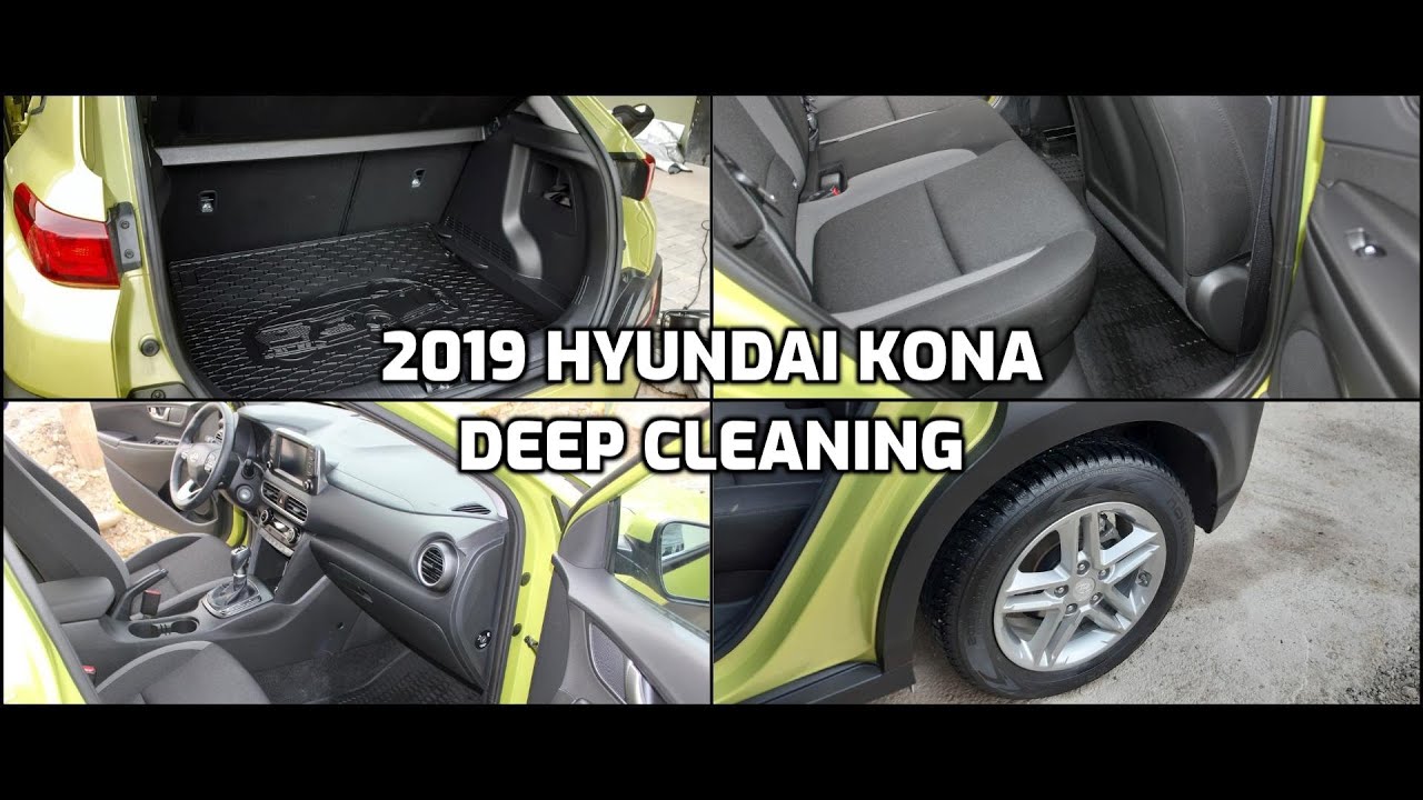 Detailing on a budget deep cleaning a 2019 Hyundai Kona YouTube