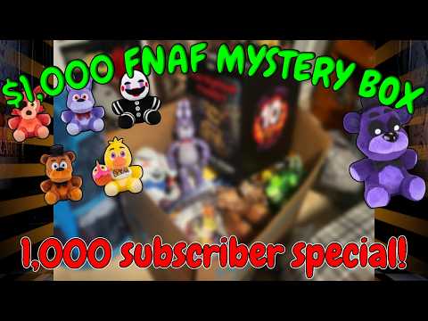 I unboxed a $1000 Five Nights at Freddy's MYSTERY BOX! + TOY HUNTS (Jazwares, Funko, Youtooz) + MORE