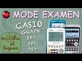 Tutoriel Mode Examen CASIO : Graph 35+E II et Graph 90+E ...