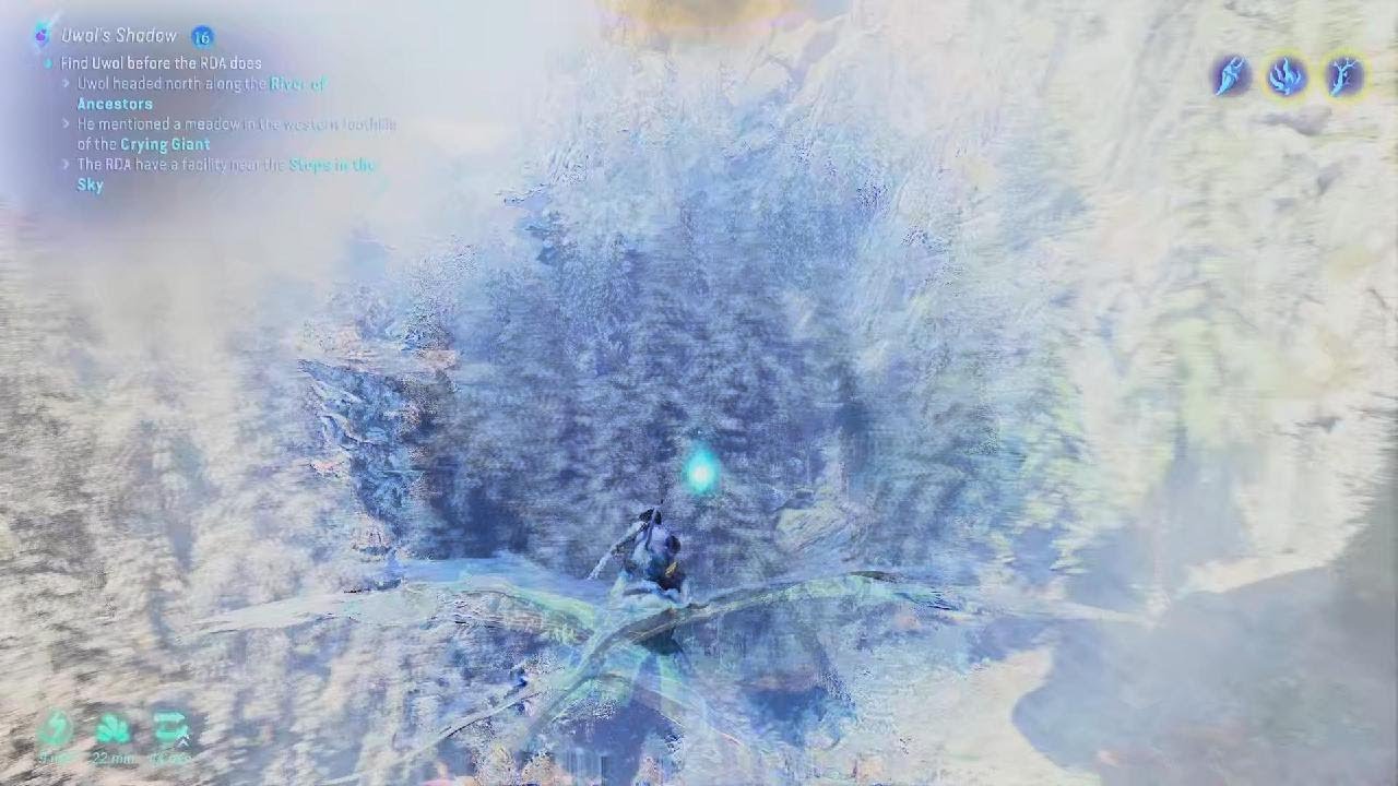 Avatar Frontiers of Pandora completing Uwol's shadow mission