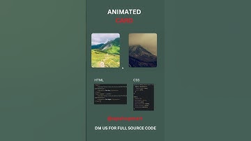 Animated card design using html css...Follow @wpshopmart #ui #ux #html #css #coding #learncoding
