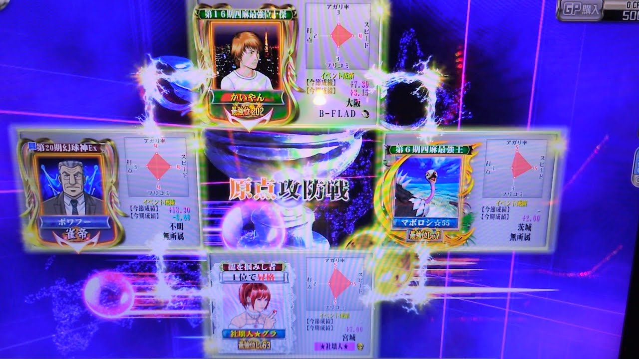 【vol.2783】第17期 幻球大乱舞 第2節 四麻・この日の四麻乱舞はCPUばっかりでやっとの4人戦でした…【MJ Arcade】