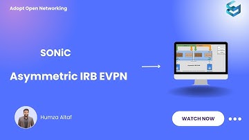 Asymmetric IRB EVPN in SONiC | VxLAN BGP L2VPN EVPN