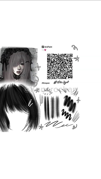 Ibispaint Brush Code🖌️(part 1445)✨||Notmine #art #foryou #ibispaintx #brushpen #qrcode