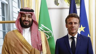 Mohammed bin-Salman está em Paris e jantou com Macron