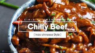 Chilly beef (indo- chinese style) recipe is a spicy, tangy, sweet and
sour one.this dish beautiful well rounded food which when paired with
fried rice g...