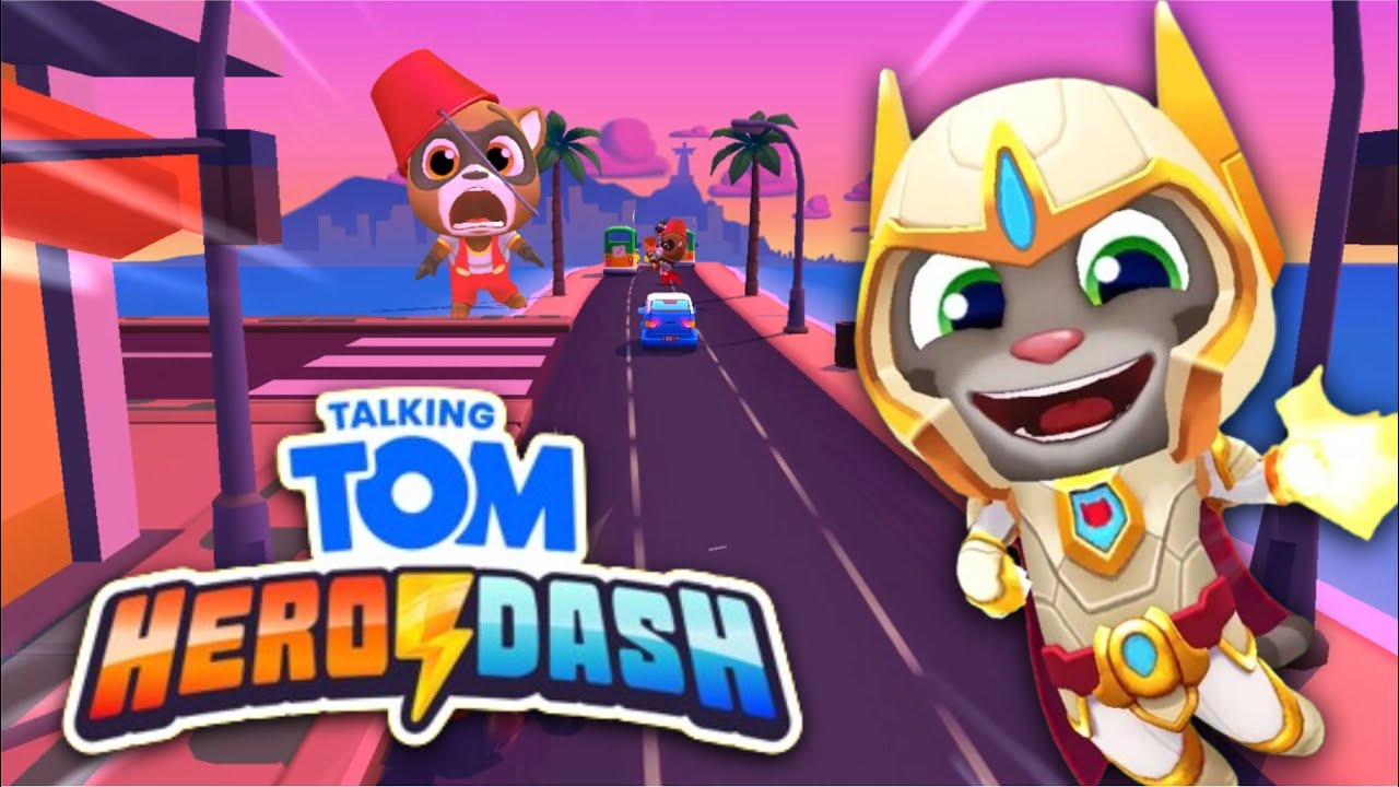 Talking Tom Hero Dash | Platinum Tom | FHD Full Screen Walkthrough Gameplay